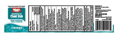 Label (92 43001 0722 Lbl 4ozchestrub)
